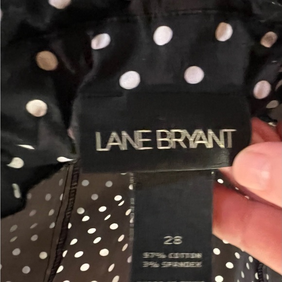 Lane Bryant Halter Polka Dot Dress 28W - Picture 3 of 3